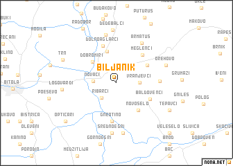 map of Biljanik