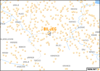 map of Biljeg