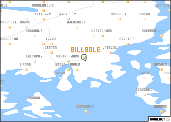 map of Billböle