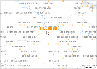 map of Billeben