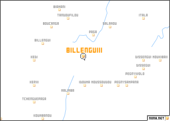 map of Billengui II