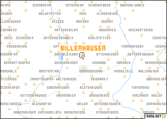 map of Billenhausen