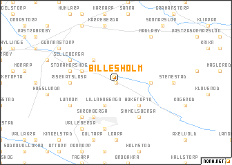 map of Billesholm