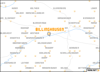 map of Billinghausen