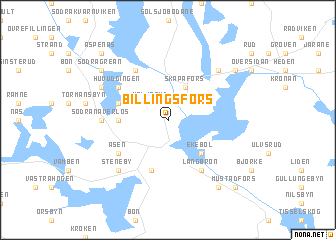 map of Billingsfors