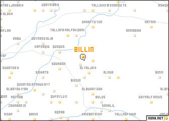 map of Billīn