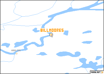 map of Bill Moores