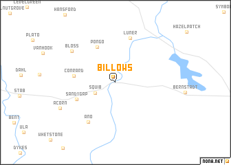 map of Billows