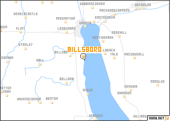 map of Billsboro