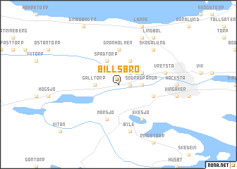 map of Billsbro