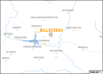 map of Bills Creek