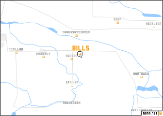 map of Bills