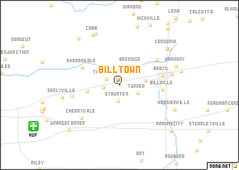 map of Billtown