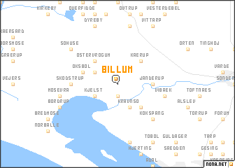 map of Billum