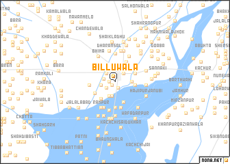 map of Billuwāla