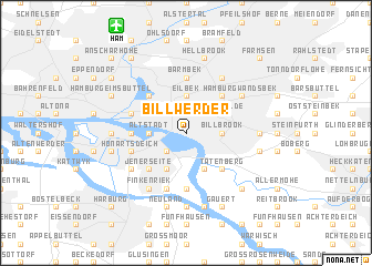 map of Billwerder