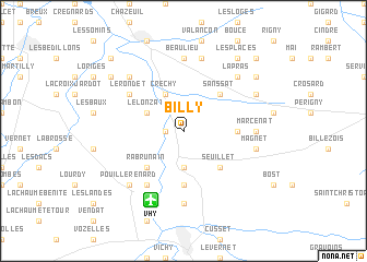 map of Billy