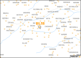 map of Bilʼna