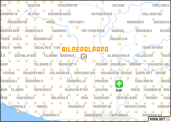 map of Bīl Nepālpāra