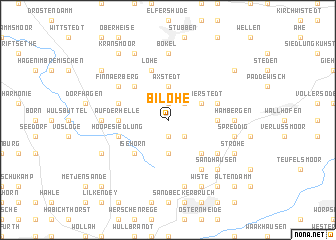 map of Bilohe