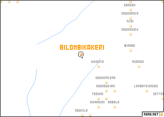 map of Bilombika Keri