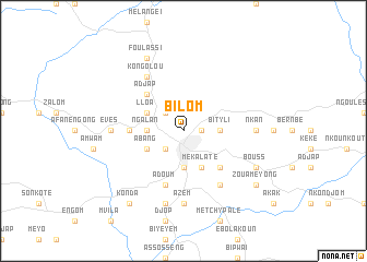 map of Bilom