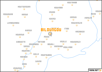 map of Biloungou