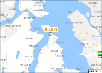 map of Biloxi