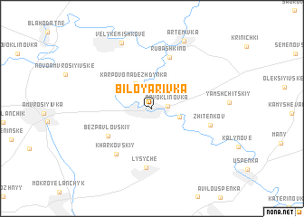 map of Biloyarivka