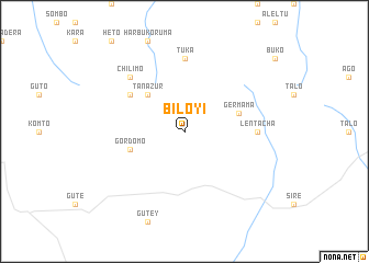 map of Bīloyī