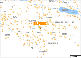 map of Bilparići