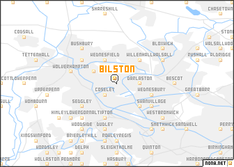 map of Bilston