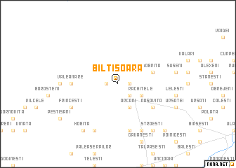 map of Bîltişoara