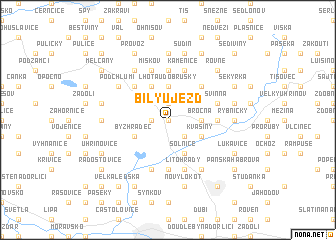 map of Bílý Újezd