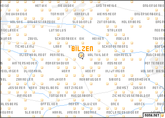 map of Bilzen