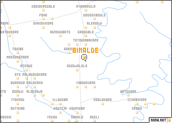 map of Bimaldé