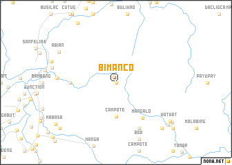 map of Bimanco