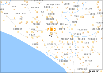 map of Bima