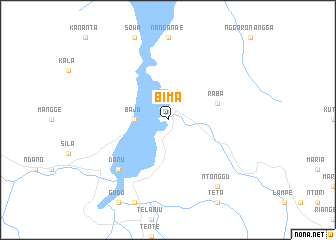 map of Bima