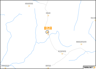 map of Bima