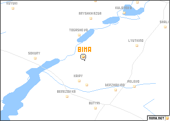 map of Bima