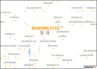 map of Bimbaletes