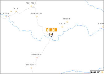 map of Bimba