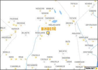 map of Bimbene