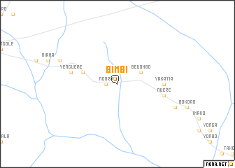 map of Bimbi