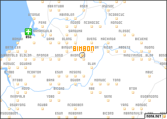 map of Bimbon
