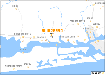 map of Bimbresso