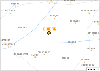 map of Bimeng