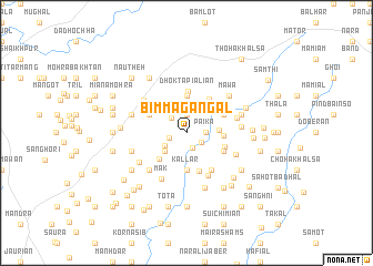 map of Bimma Gangāl