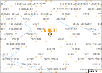 map of Bimont